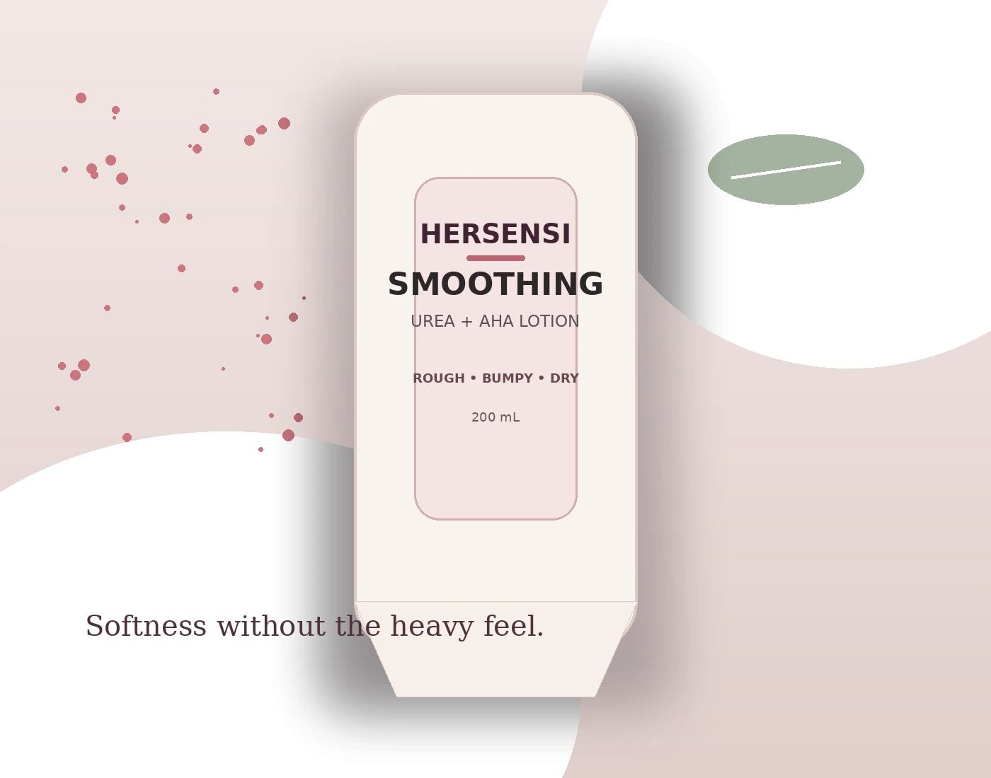 Hersensi Smoothing Urea and AHA Body Lotion